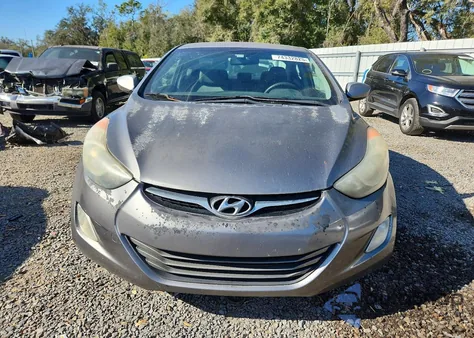 2013 Hyun Elantra Gl из США, поврежденный, VIN KMHDH4AE1DU521931